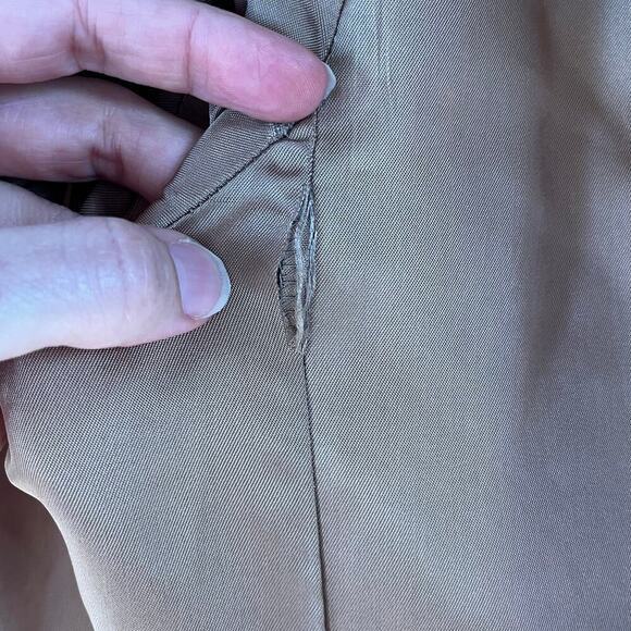 Christian Dior Men's Vintage Tan Classic Trench Coat Size 40R - Picture 9 of 12